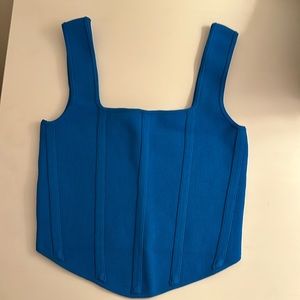 Zara corset style crop top